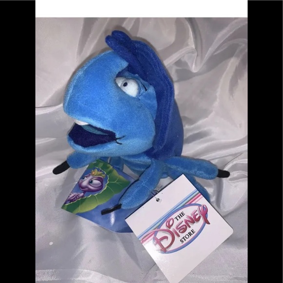 Disney A Bugs Life Mini Bean Bag Dim Beetle Bug Plush Stuffed Toy New with Tags - Picture 2 of 5